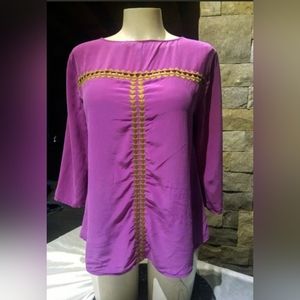 BCBG Y2K SILK BLOUSE extra small